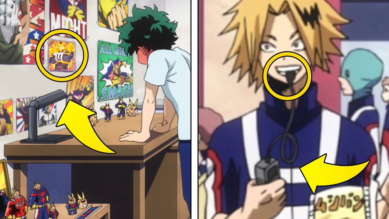 10 DETALHES OCULTOS QUE VOCÊ NÃO PERCEBEU EM BOKU NO HERO | My Hero Academia