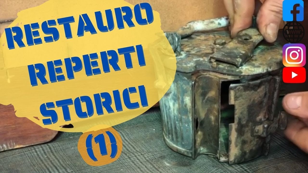 Reperti bellici tutorial restauro Mg machine gun Wehrmacht
