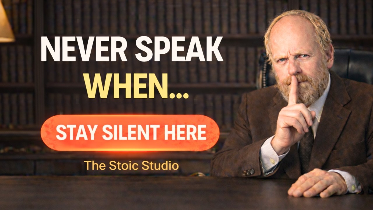 Always Stay Silent In These 5 Situations To Gain Power And Respect | Stoic Psychology