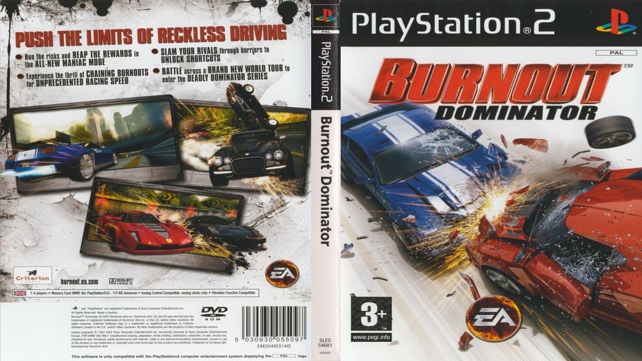 Burnout : Dominator (2007) - Full Gameplay  | PS2  |  UHD | 4K |