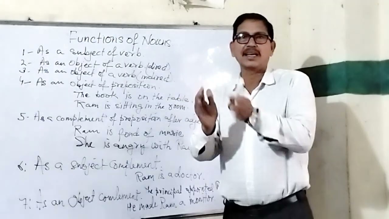 Functions of noun 