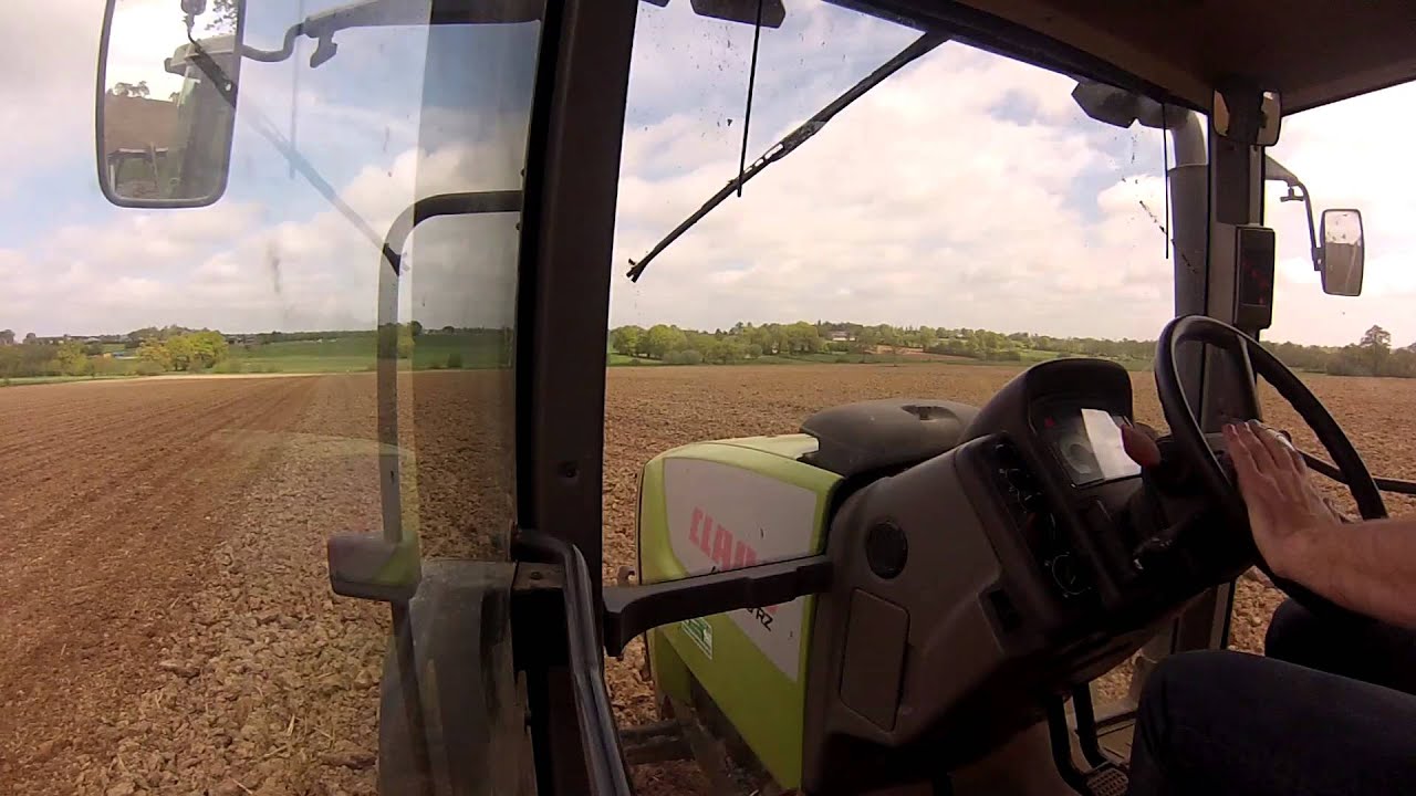 Préparation des semis de maïs - Claas Ares 816 rz - Preparation corn plantings - GoPro Hero 3