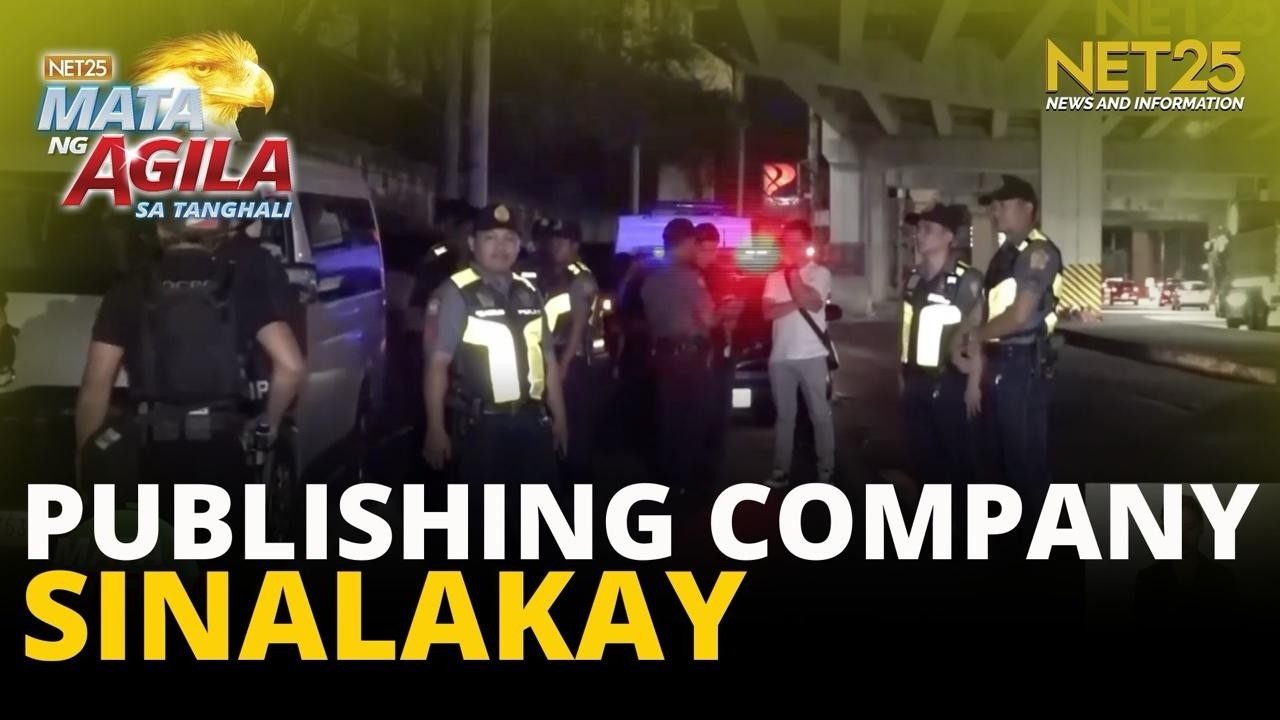 10 arestado sa pagsalakay sa publishing company sa QC