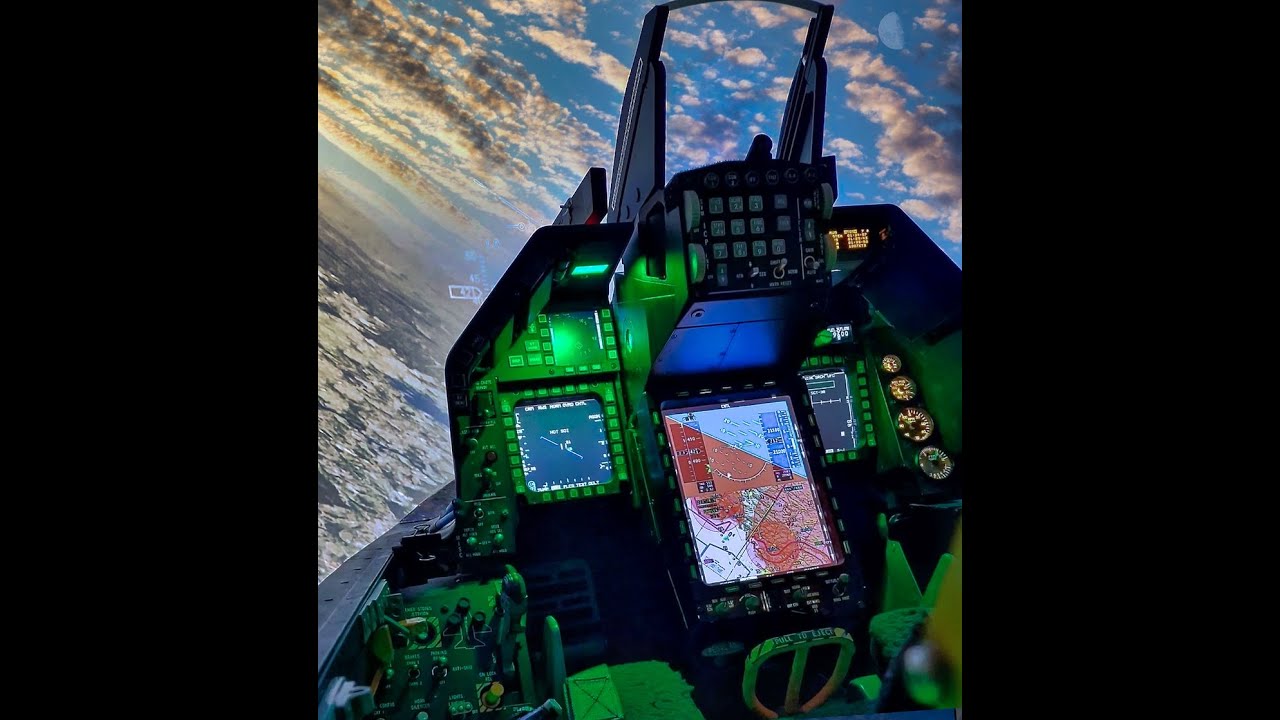 F16 Simulator & MBU-20  comms test