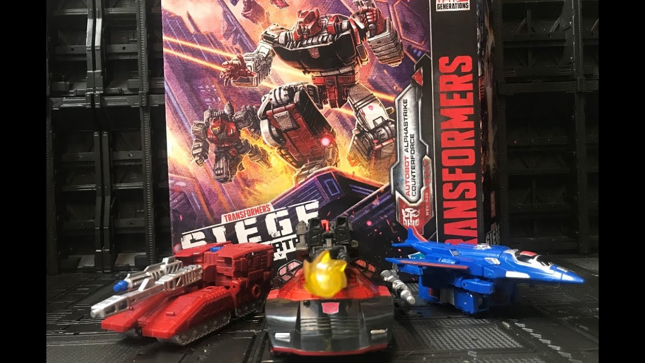 TRANSFORMERS  - ALPHASTRIKE COUNTERFORCE - SLAMDANCE - SIDESWIPE - REVIEW