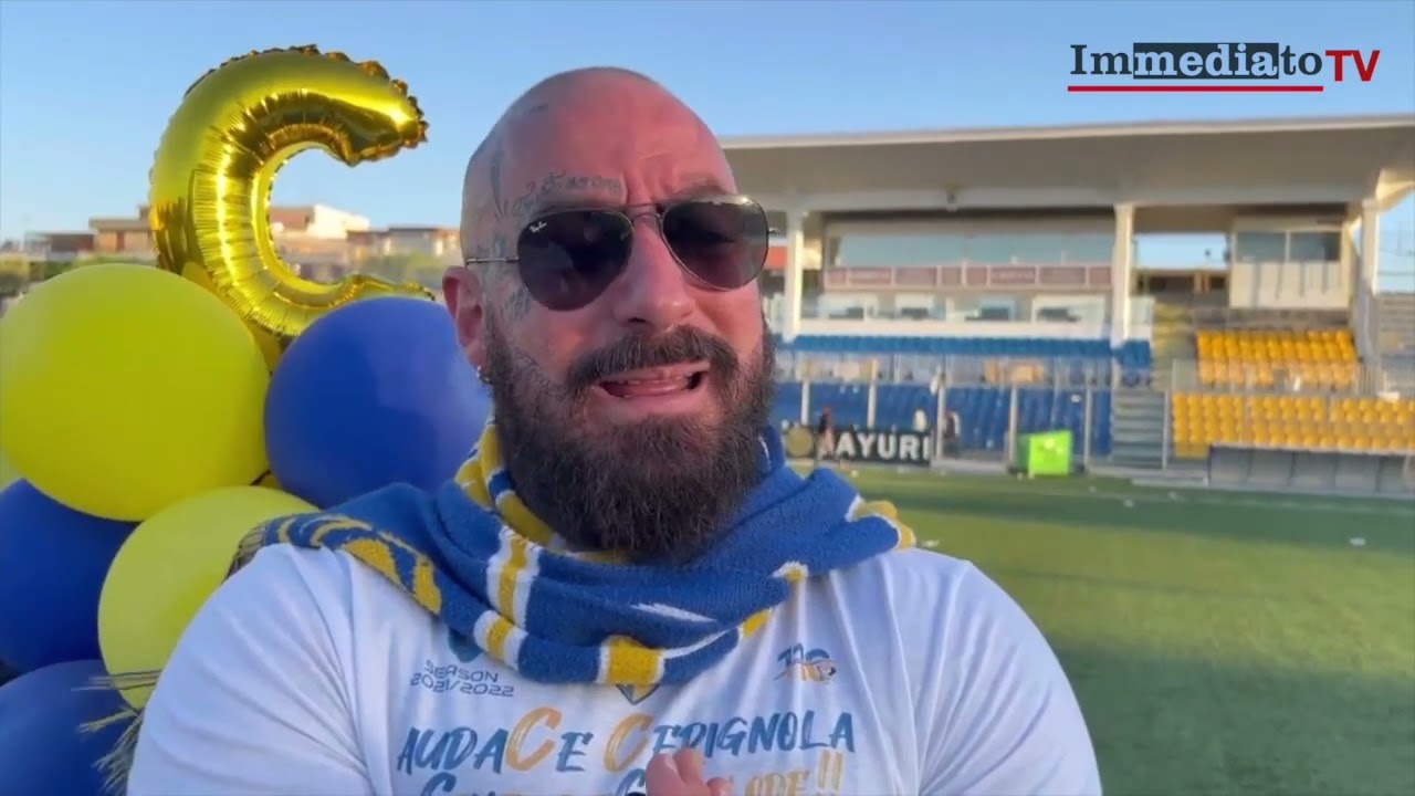 CERIGNOLA PROMOSSO IN SERIE C, INTERVISTA AL PRESIDENTE DANILO QUARTO. 
