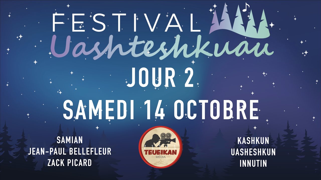 Festival Uashteshkuau 2023 - Samedi 14 Octobre