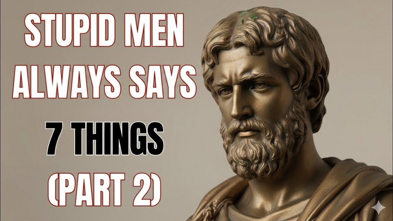 Weak Men Repeat These 7 Phrases Every Day (Stoicism Explained)