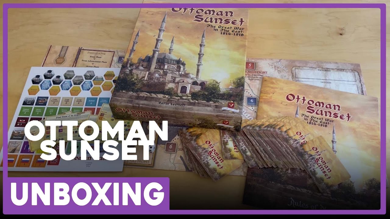 Unboxing | Ottoman Sunset | Victory Point Games | The Players' Aid