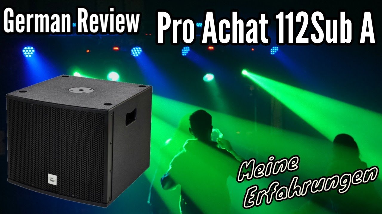Schaue dieses Video bevor du den Sub kaufst! Vor- und Nachteile des The Box Achat 112 Sub a
