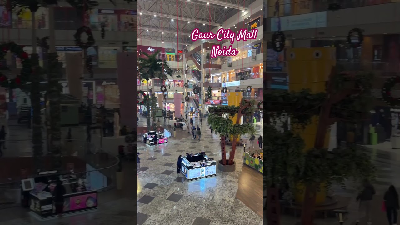 Beautiful Gaur City Mall Noida #india #noida #gaurcitymall