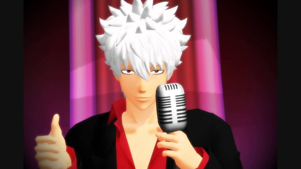 【MMD銀魂/GinTama】 Valentine Kiss 【Gin + Sougo】