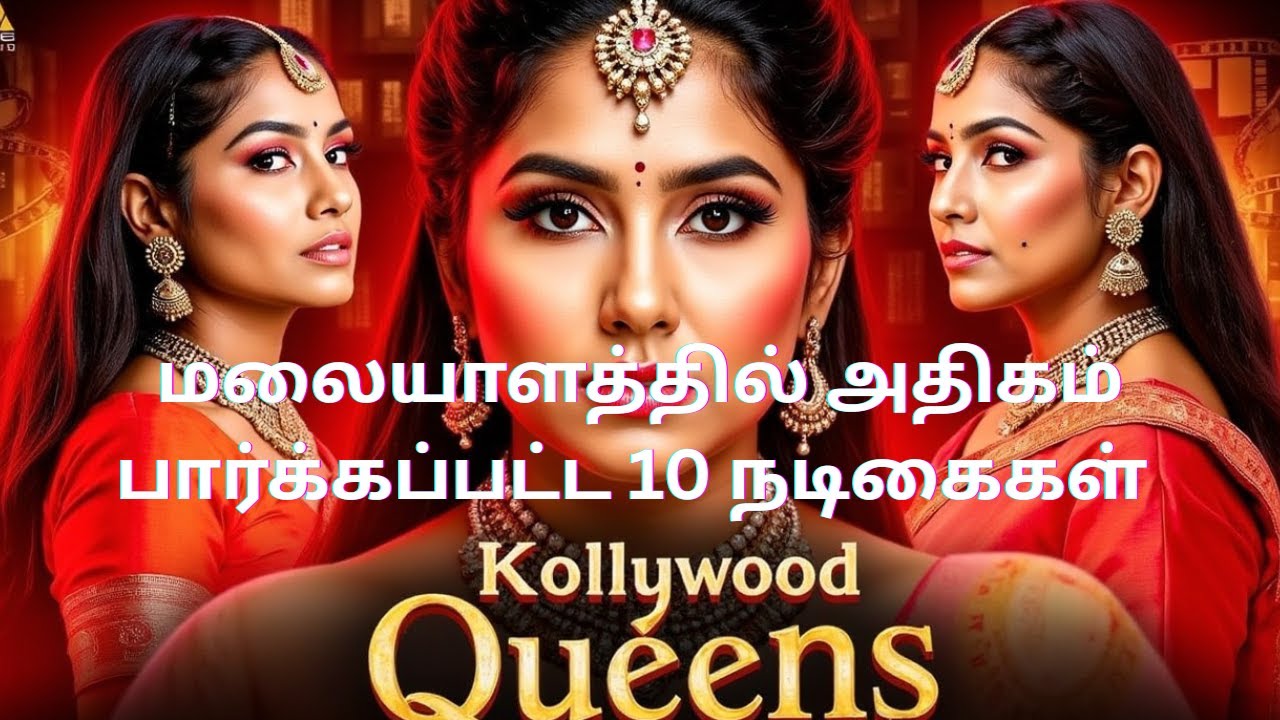 மலையாளத்தில் அதிகம் பார்க்கப்பட்ட 10 நடிகைகள் |TOP 10 MALAYALAM ACTRESESS