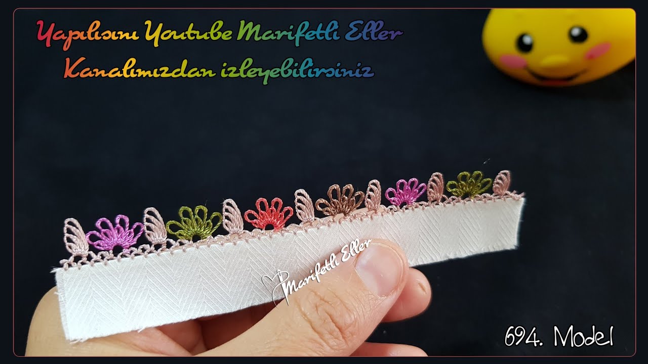 Çıtı Pıtı Muhteşem Bir İğne Oyası Modelinin Yapılışı | 694. Model #iğneoyası #needlelace