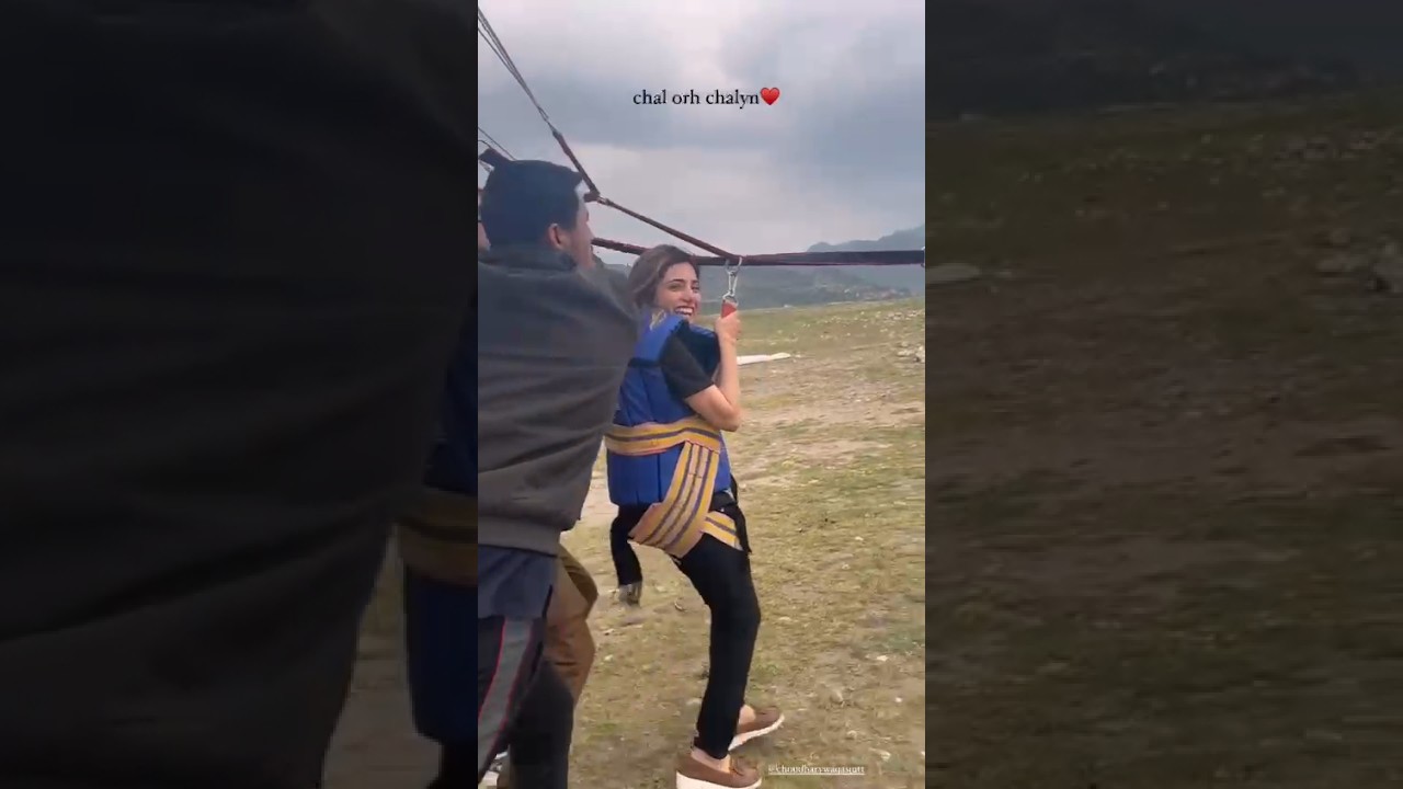Paragliding At Khanpur Dam @ayeshaqureshi #paragliding #travelgirls #travel #travelboss #pakistan