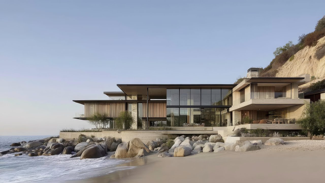 Tour These Stunning Coastal Modern Beach House Designs with Large Windows and Oceanfront Bliss!