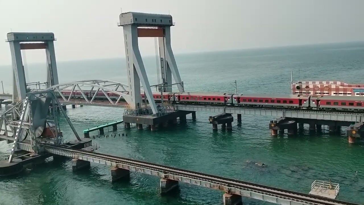 दुनिया का सबसे खतरनाक रेलवे ब्रिज | Pamban bridge Rameswram | Rameswram Tamilnadu 