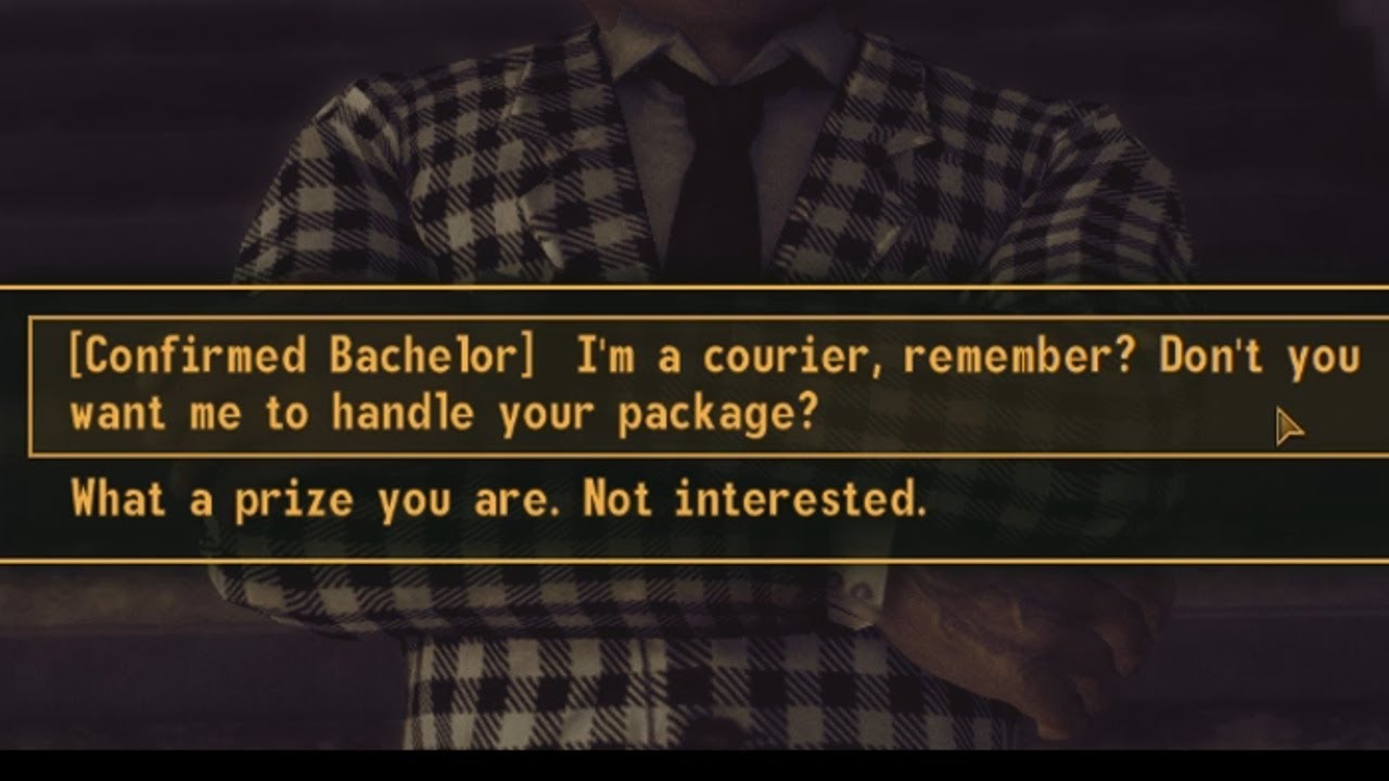THE COURIER DELIVERS THE BEST PACKAGE FOR BENNY