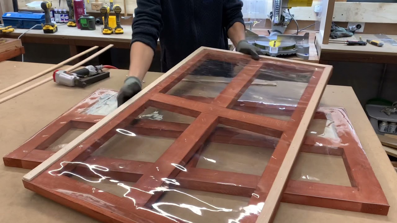유리 대신 아스테이지로 나무 창문 만들기 MAKING WOOD WINDOWS TIMELAPSE