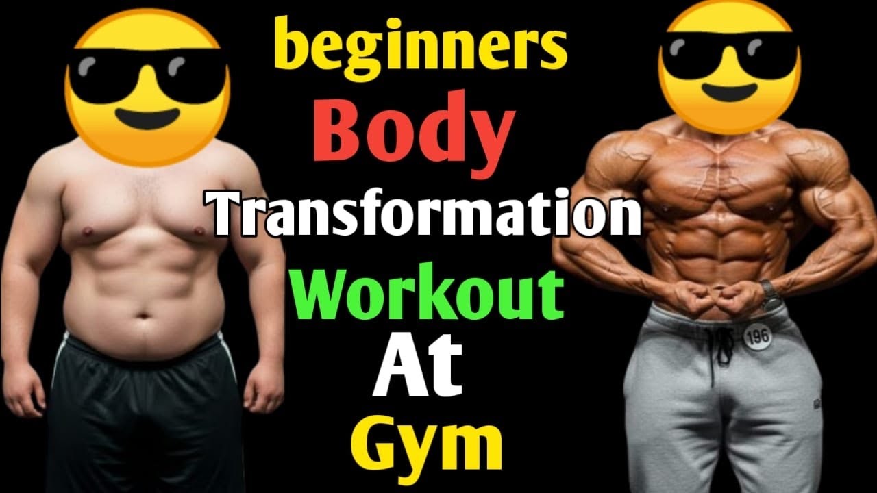 Beginners Body Transformation Workout at Gym 🔥|| #bodytransformation 