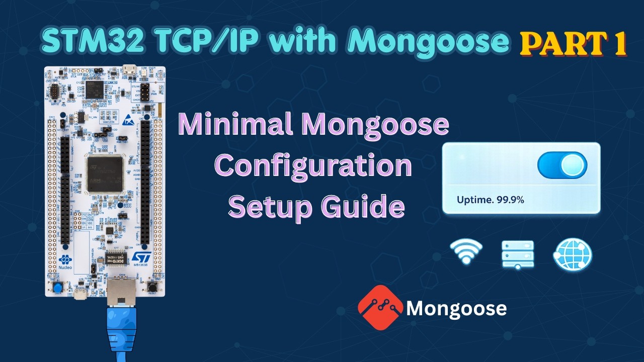 STM32 ETHERNET с использованием Mongoose #1 || Минимальная конфигурация для запуска Ethernet