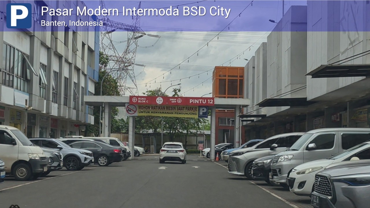 Car Park | Pasar Modern Intermoda BSD City - Banten, Indonesia