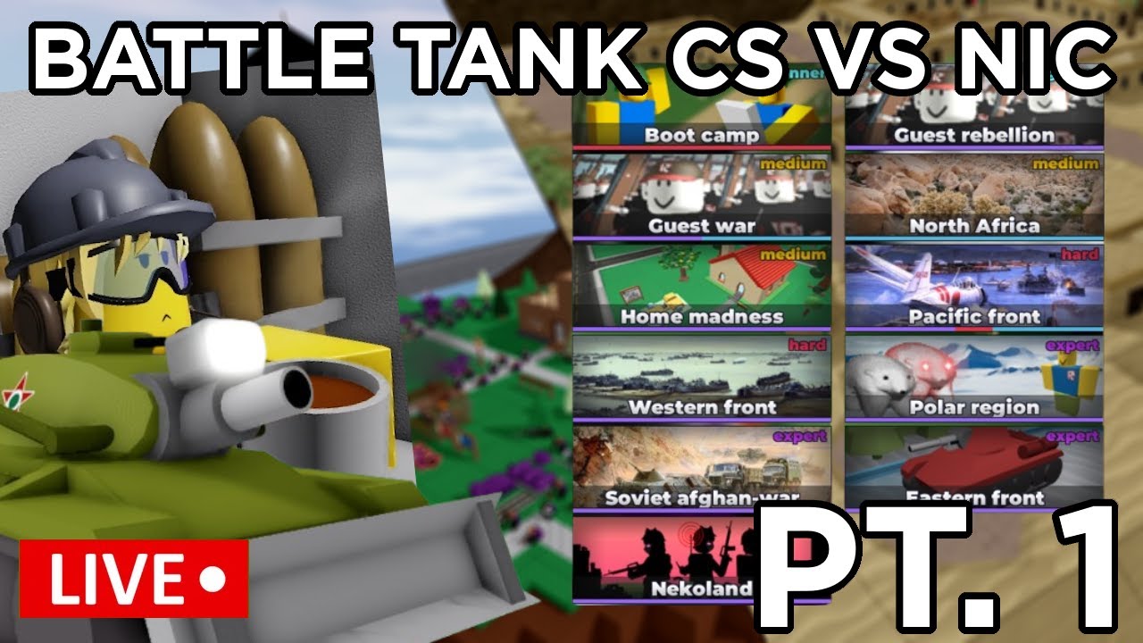 Can you beat Noobs in Combat with just Battle tank CS? Part 1