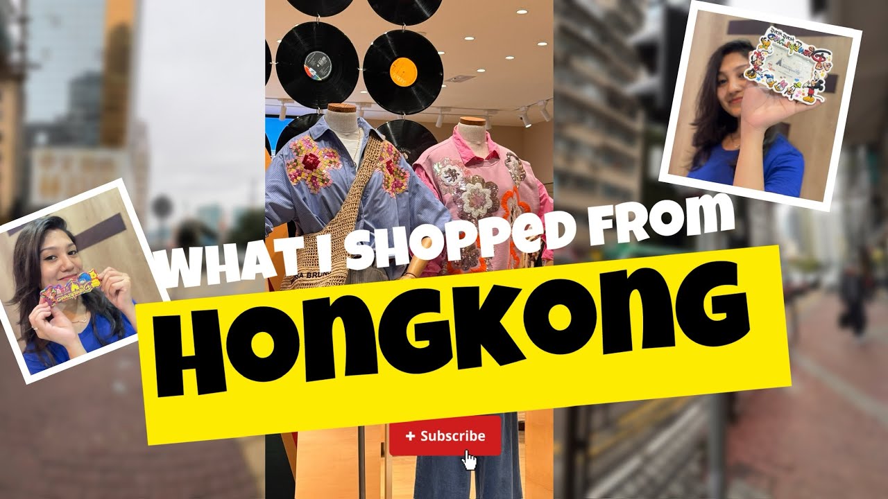 What I Bought in Hong Kong! | Shopping Haul, Street Finds