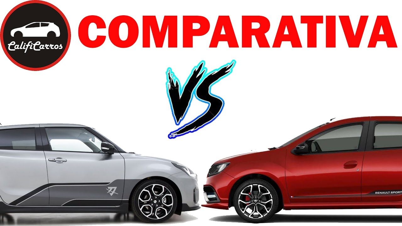 Suzuki Swift Sport vs Renault Sandero R.S. / Comparación de equipamiento.