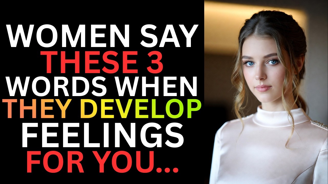 Women Say These 3 Words When They Develop Feelings For You...