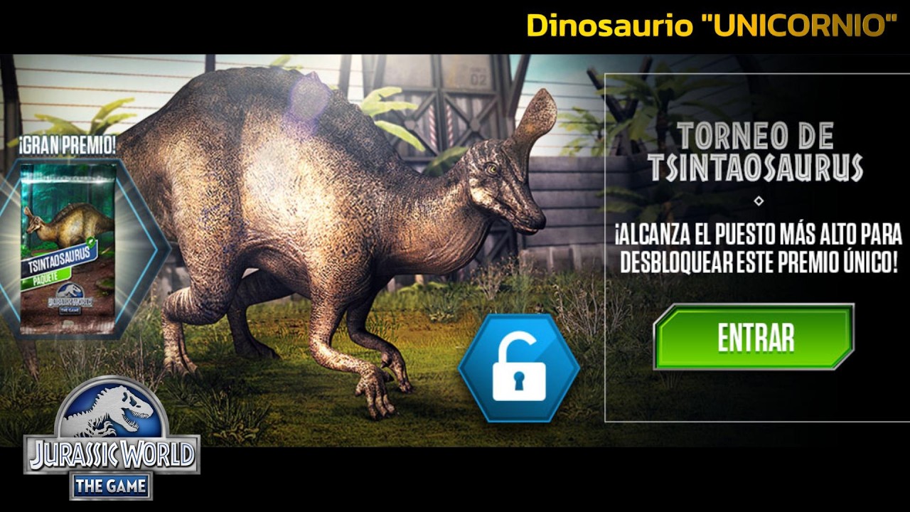 En directo: Peleas de dinosaurios PVP, Torneo TSINTAOSAURUS; Jurassic World The Game