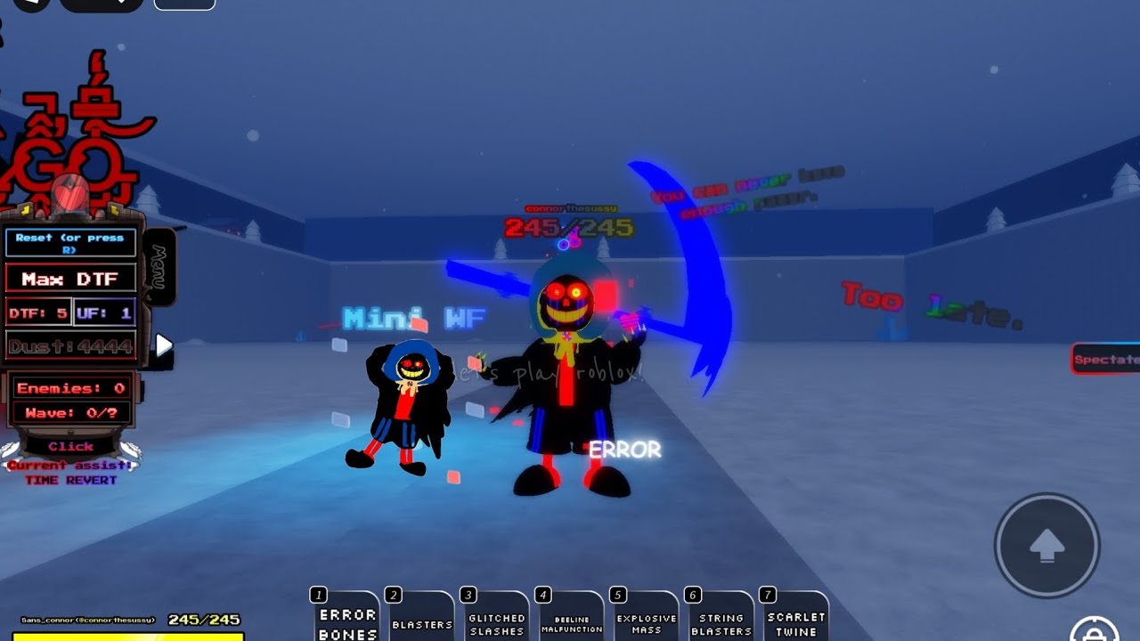 SFBR but 2 reaper errors try to beat the game!