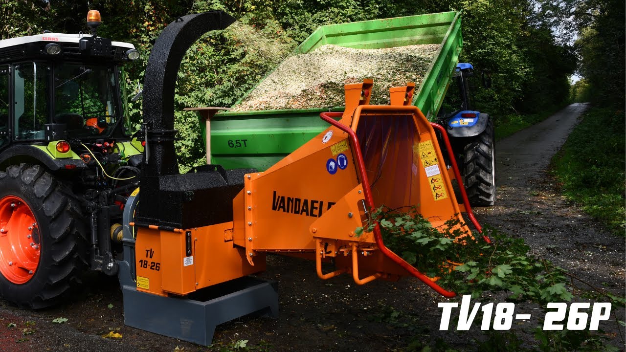 Vandaele PTO chipper TV18-26