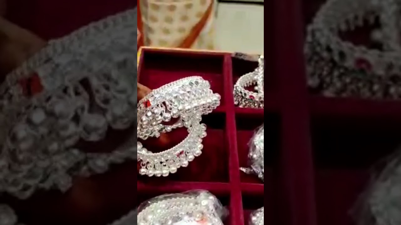 silver anklet for baby/please do subscribe/trendy silver anklets design