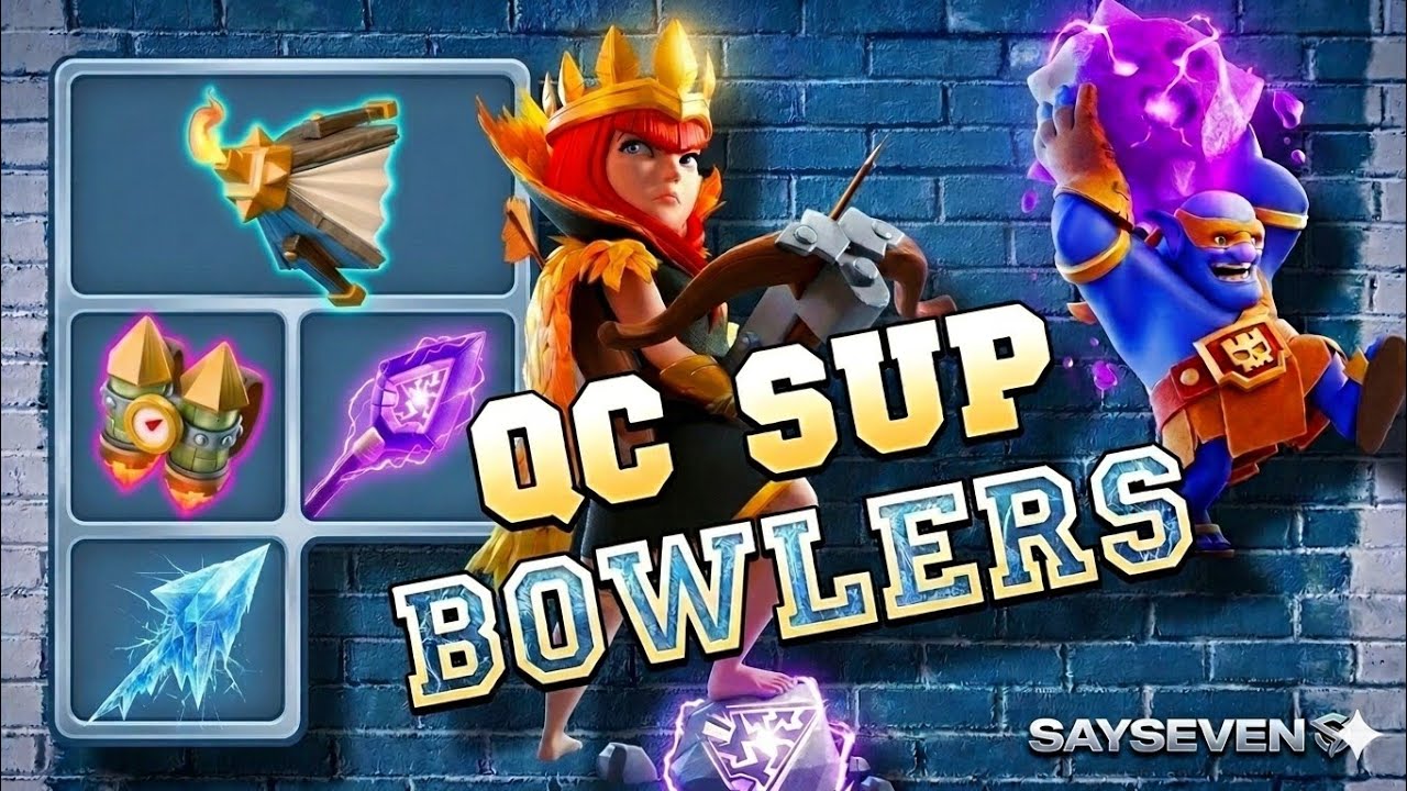 Crush Any Legend League Base with Queen Charge Super Bowlers | New Monolith Arrow | Clash of Clans 