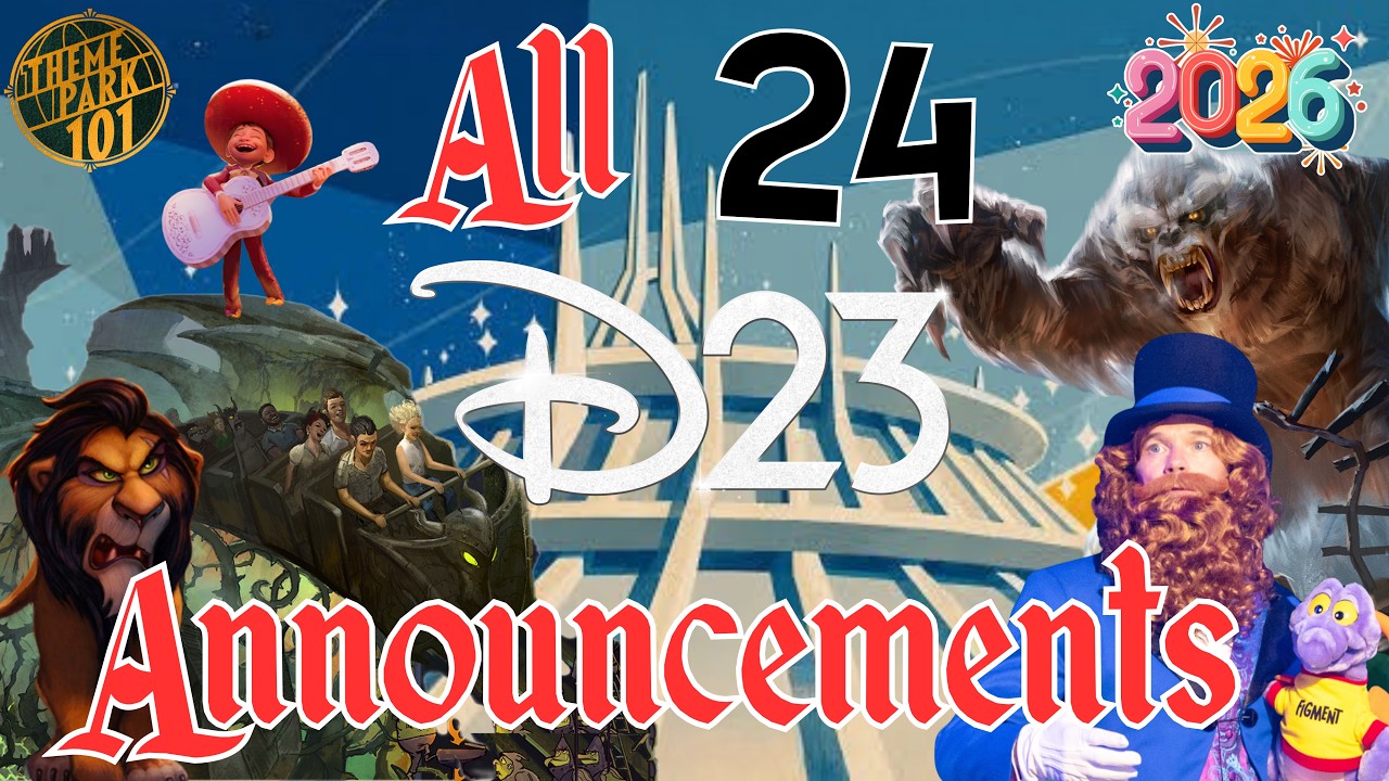 Disney Parks D23 2026 &ndash; EVERY New Ride & Attraction Announced!