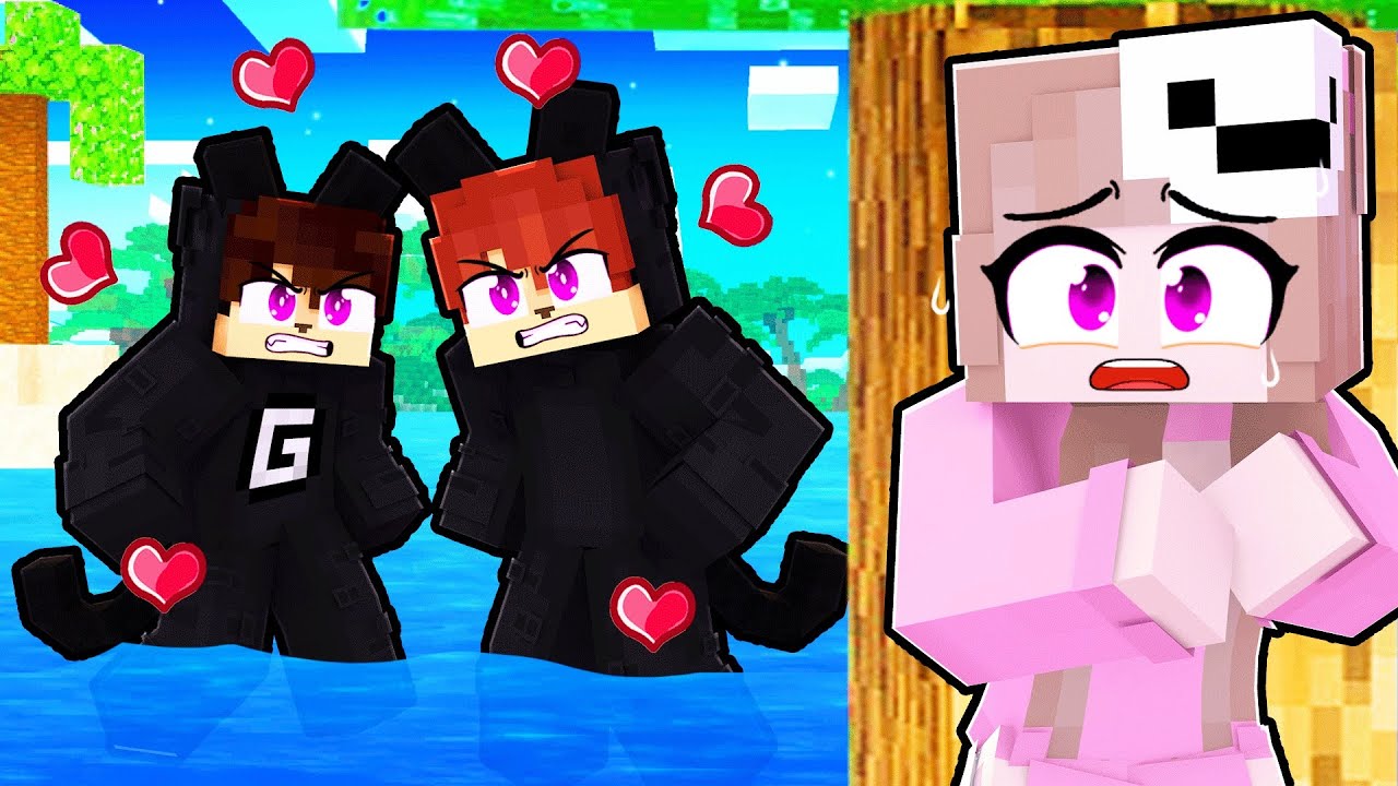 PRESA em UMA ILHA de GAROTOS PANTERAS NEGRAS no MINECRAFT!