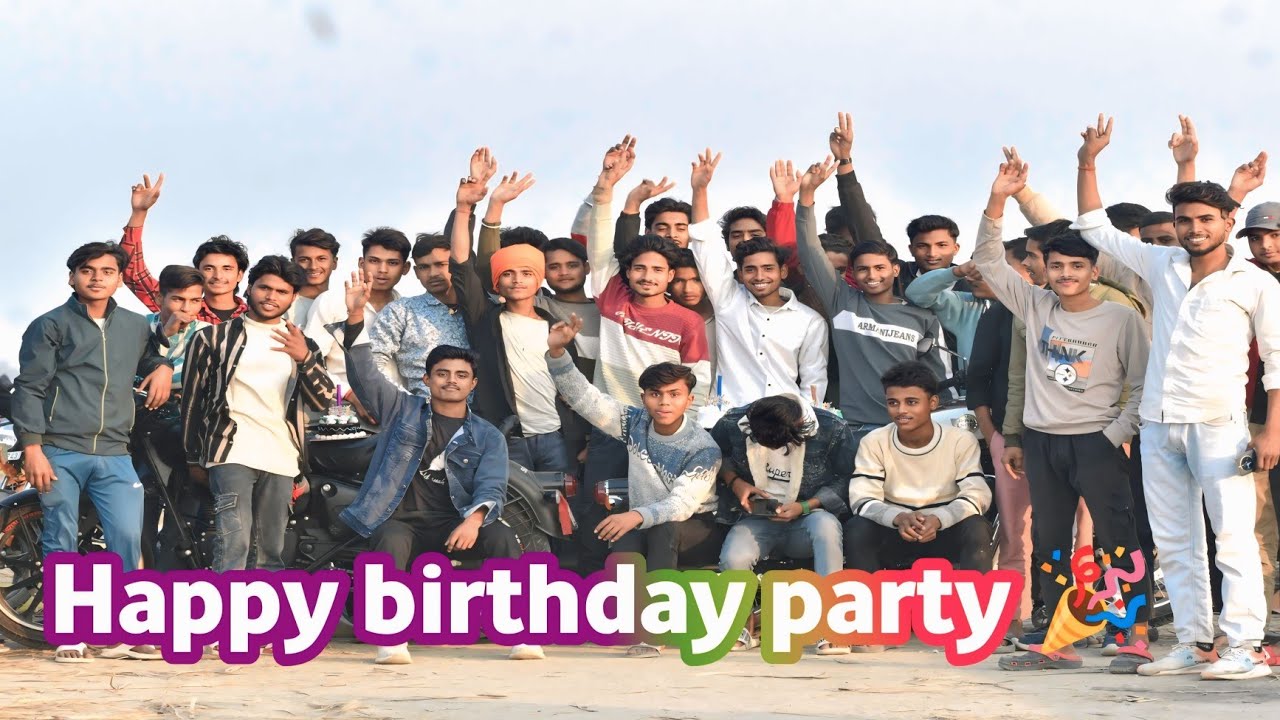Happy birthday party 🎉