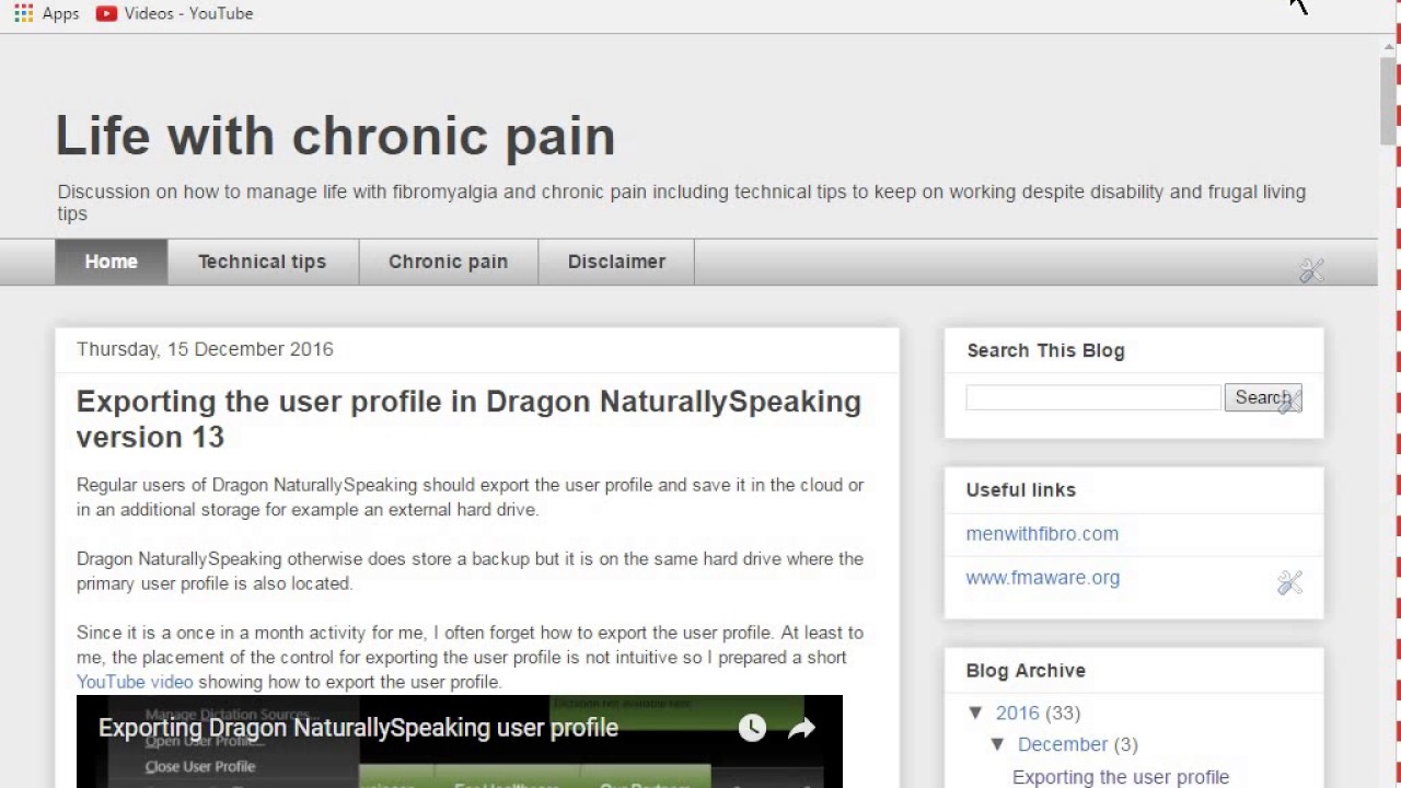 Dragon NaturallySpeaking tutorial: access chrome extension using Dragon and knowbrainer