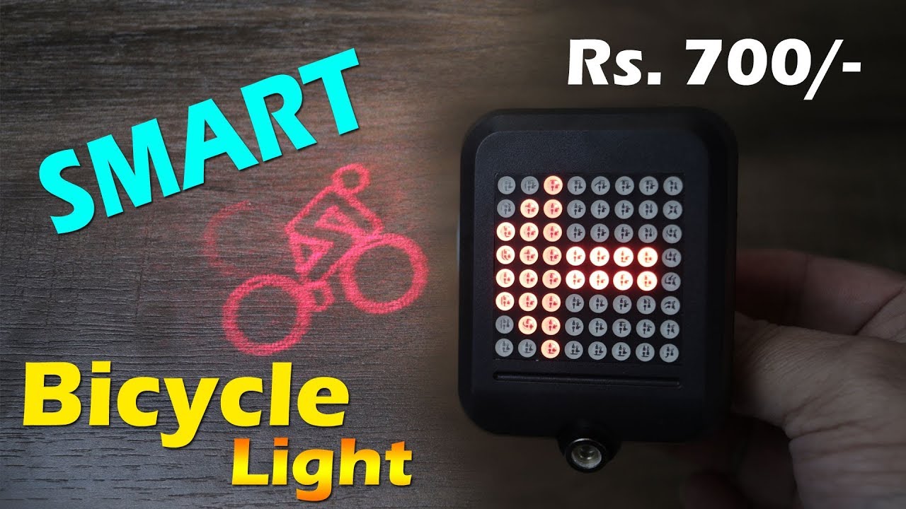 Intelligent Bicycle Direction Indicator Light (Auto Left / Right / Brake Light and Laser)