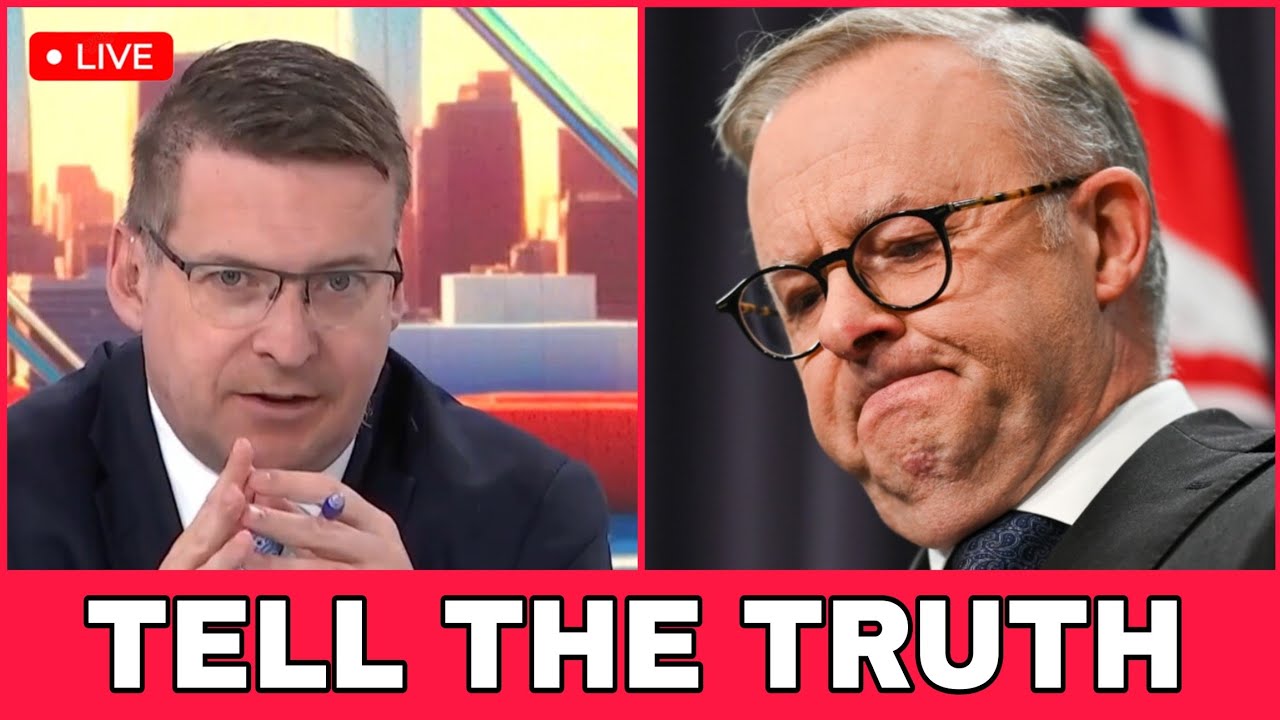 Albanese LOSES IT as Andrew Clennell Confronts Him on Broken Election Promises