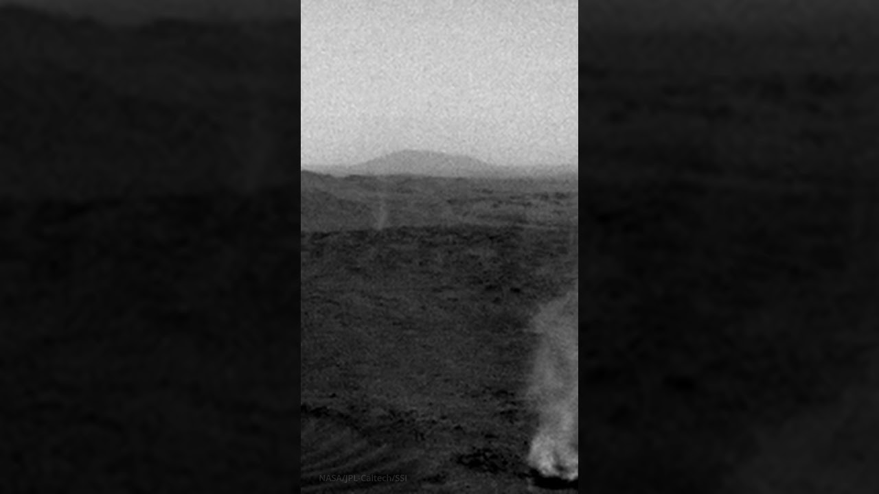Perseverance Captures Martian Dust Devil in Action
