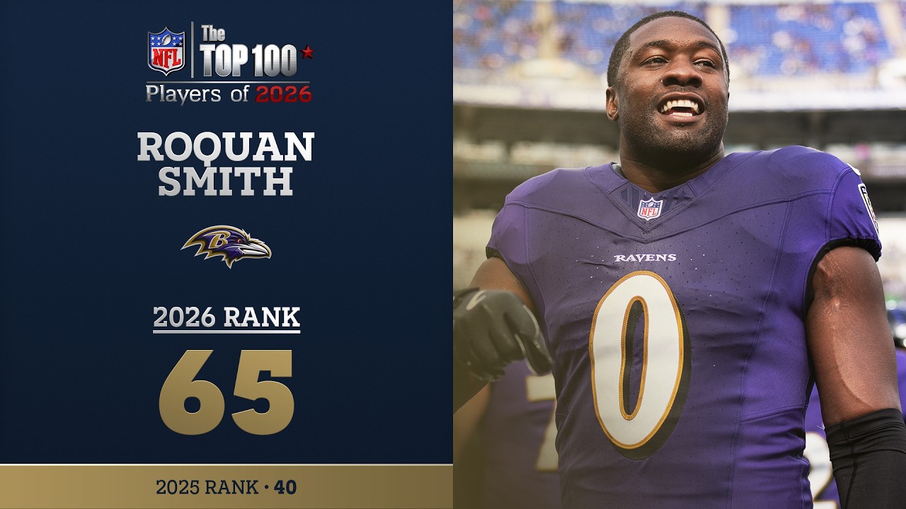 65: Roquan Smith (LB, Ravens) | Top 100 Players of 2026