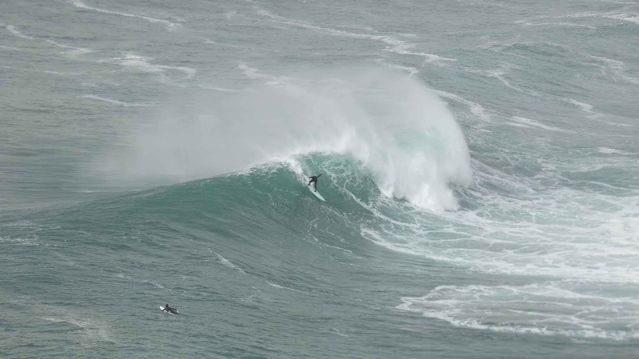 Calima y olas grandes en Meñakoz