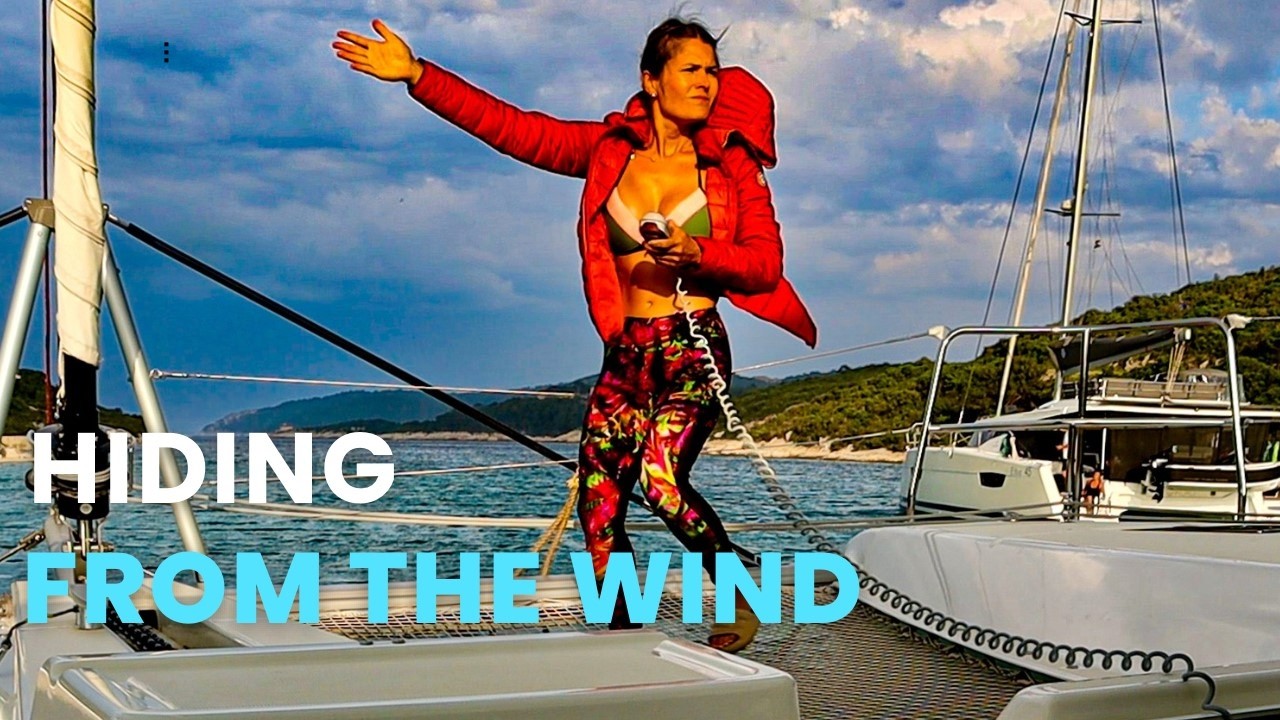 HOW do we HIDE FROM BAD WEATHER WHEN Living Aboard I Ep 85