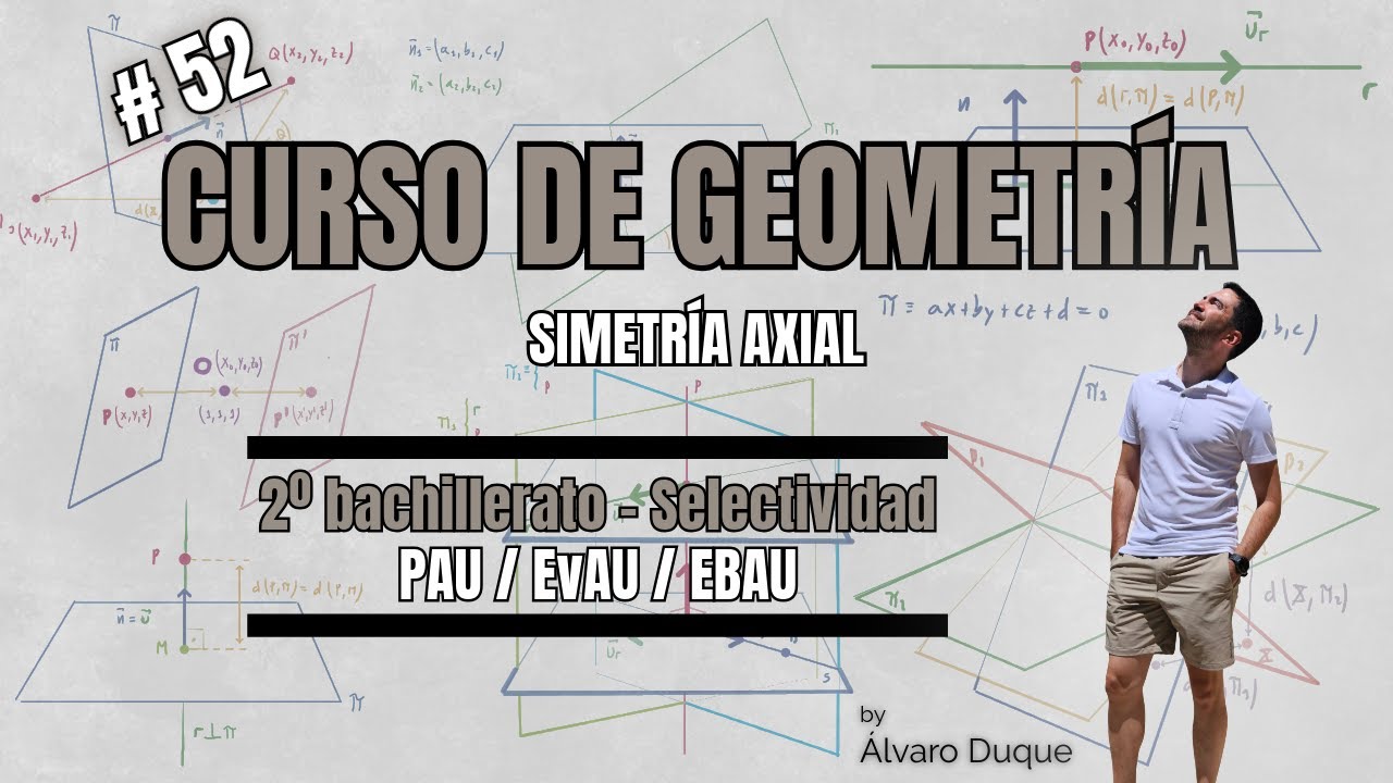 Geometría 2º Bachillerato – #52 | Simetría axial (Selectividad / PAU / EBAU)