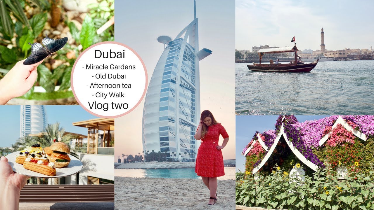 Dubai Vlog | Dubai Miracle gardens, old Dubai, City walk and afternoon tea