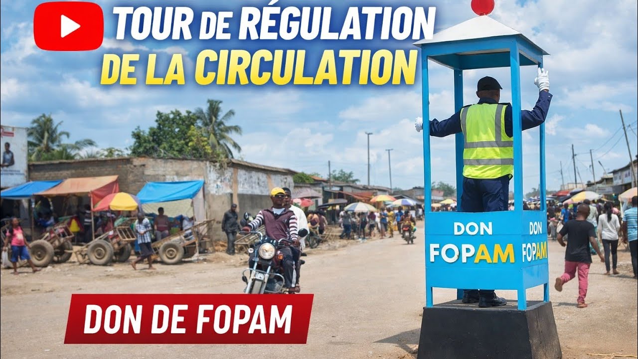 La fondation Patrick Muamba mbumba dote la ville de Kananga d'une guérite de circulation routière.