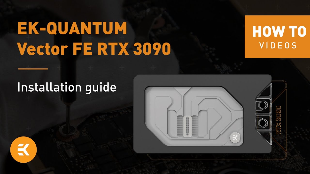 EK-Quantum Vector FE RTX 3090 | Installing the Water Block