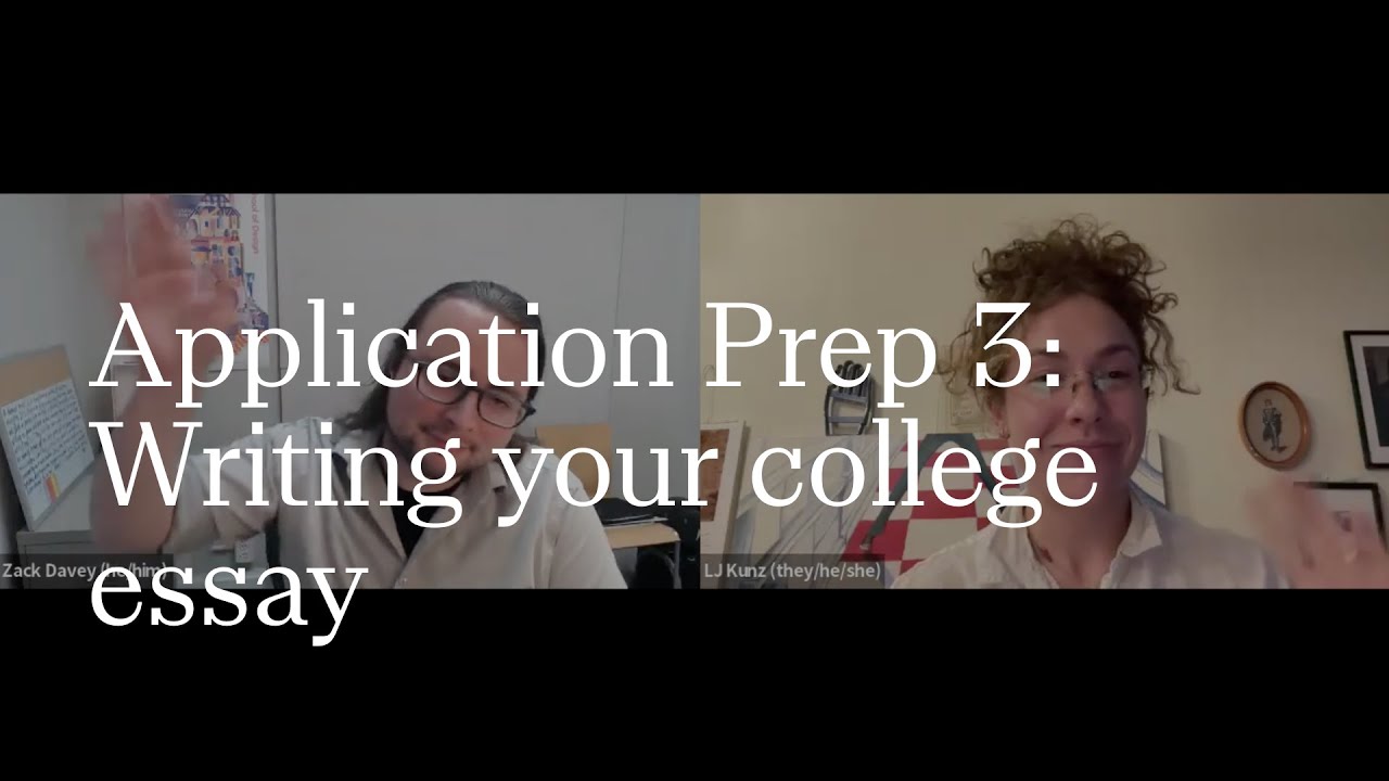 Application Prep 3: Writing your college essay | RISD Undergraduate Admissions | 2025-2026
